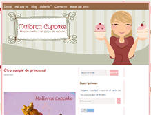 Tablet Screenshot of mallorcacupcake.com